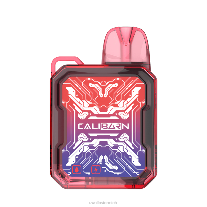 UWELL online shop - UWELL CALIBURN Bar B6000 Einweg-Vaporizer blaues Razz-Eis 60RH277