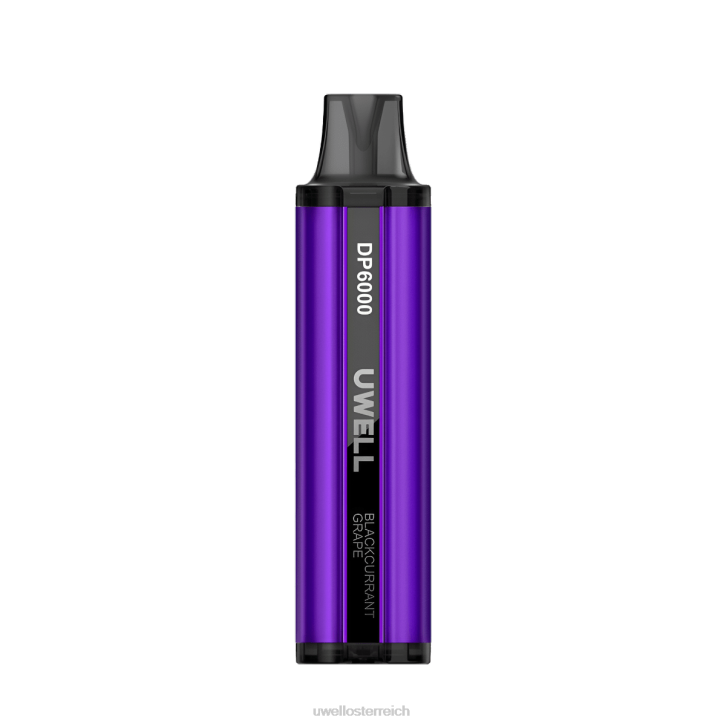 UWELL einweg vape - UWELL DP6000 Einweg-Vapor schwarze Johannisbeertraube 60RH329