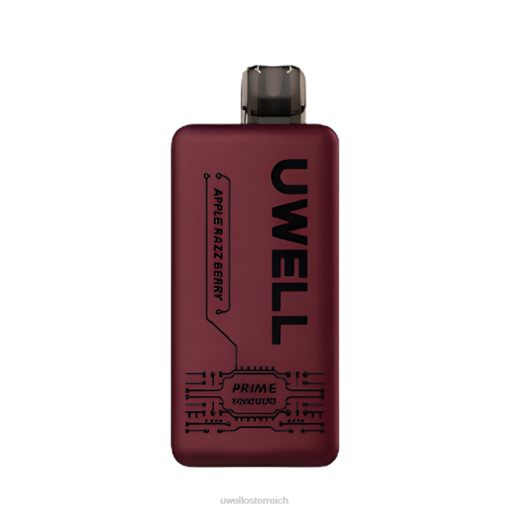 UWELL online shop - UWELL PRIME BG12000 Einweg-Vapor Apfel-Razz-Beere 60RH297