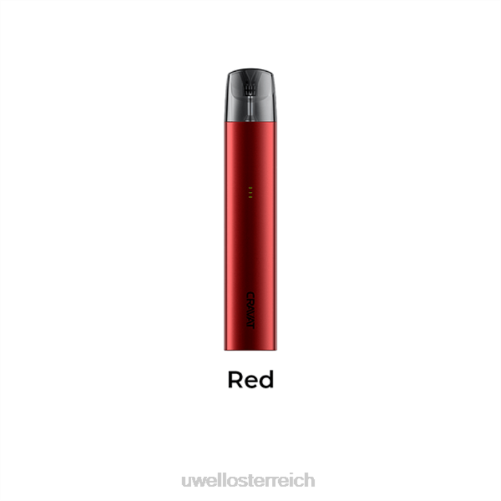 buy UWELL vape - UWELL CRAVAT Pod-System Rot 60RH78