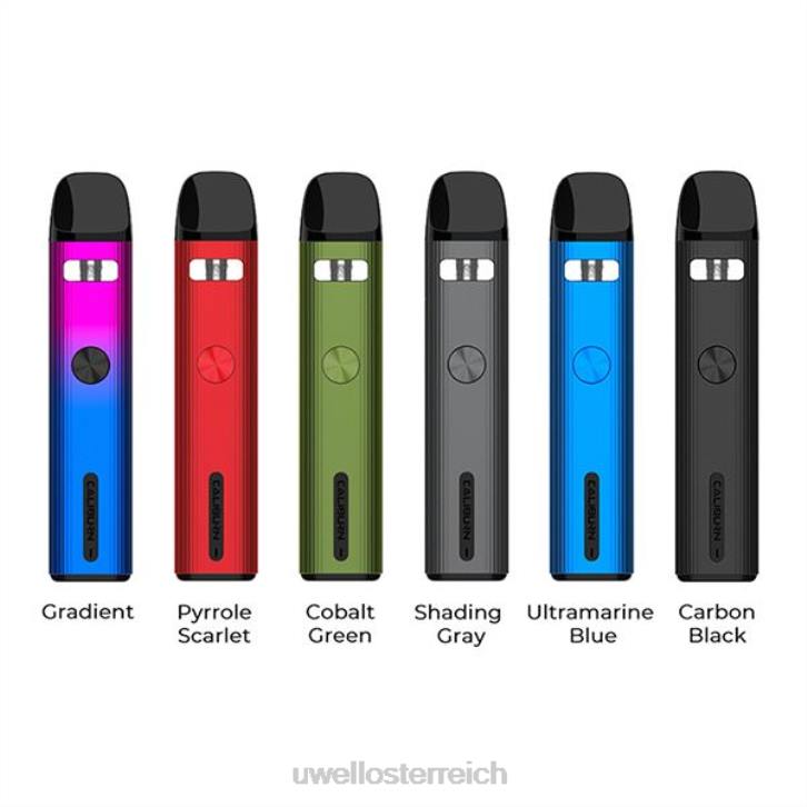 UWELL e-zigarette kaufen - UWELL CALIBURN G2 Pod-Kit | 18w Schattierung grau 60RH40