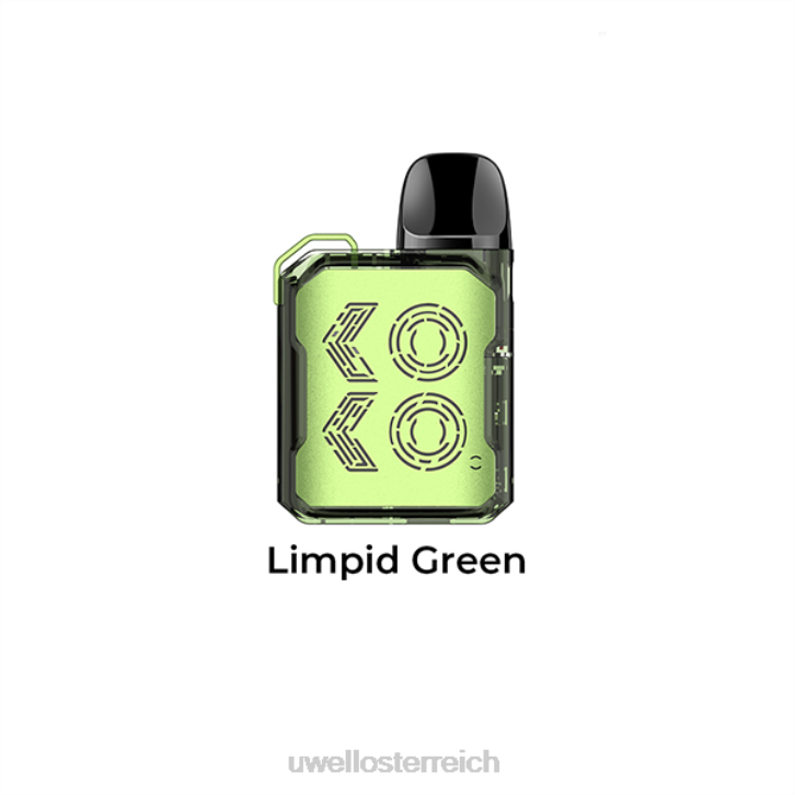 UWELL kaufen - UWELL CALIBURN GK2 Pod-Kit klares Grün 60RH104