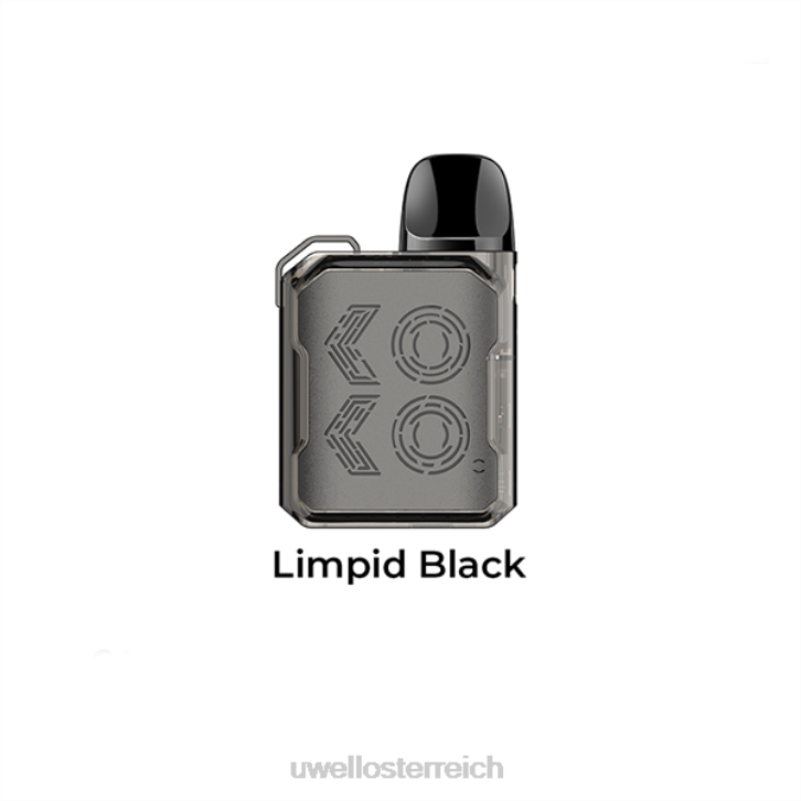 UWELL Österreich - UWELL CALIBURN GK2 Pod-Kit klares Schwarz 60RH106