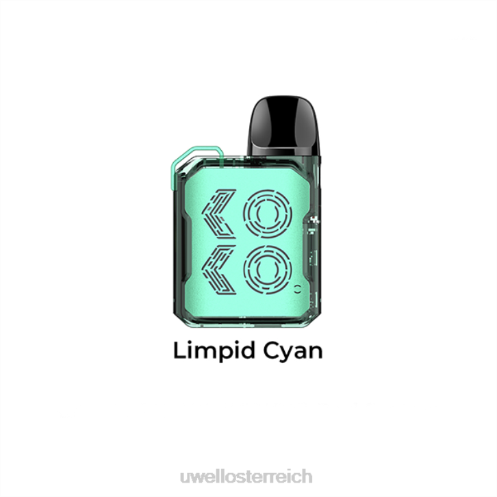 UWELL store - UWELL CALIBURN GK2 Pod-Kit klares Cyan 60RH101