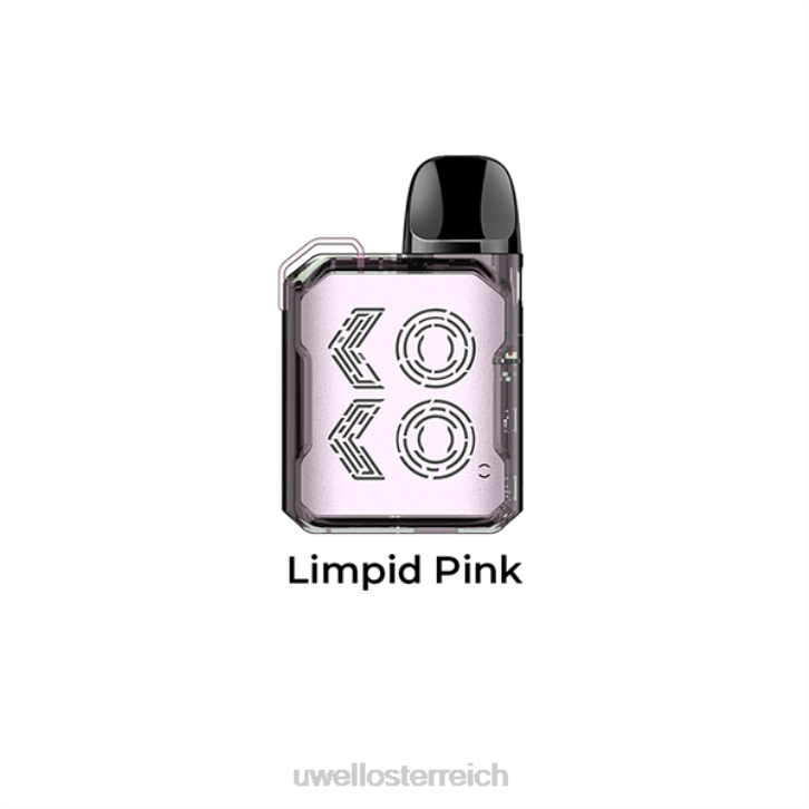 UWELL vape kaufen - UWELL CALIBURN GK2 Pod-Kit klares Rosa 60RH102
