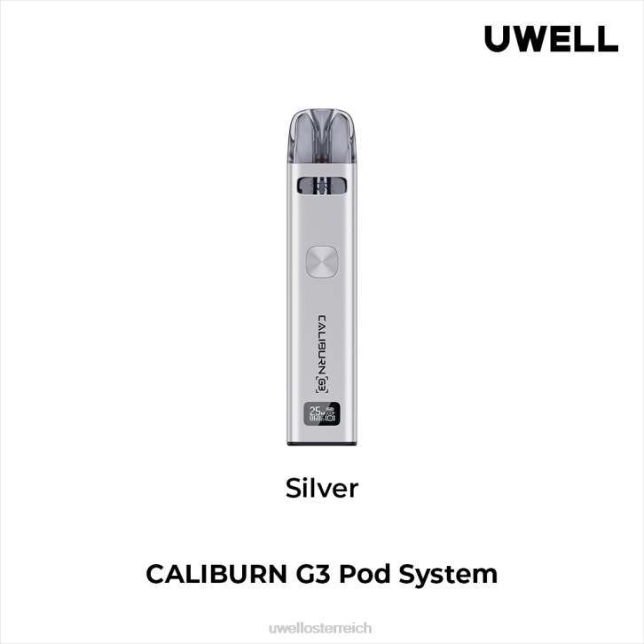 buy UWELL vape - UWELL CALIBURN G3 Bausatz Silber 60RH138