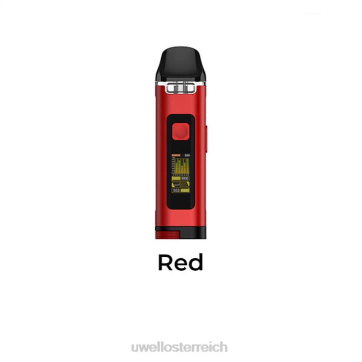 UWELL vape kaufen - UWELL CROWN D Pod-Kit Rot 60RH122