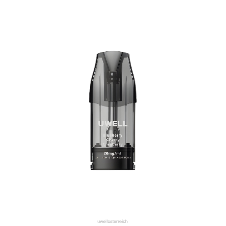 UWELL store - UWELL DQ600 vorgefüllte Einwegkapsel mit Geschmacksrichtungen Heidelbeere, Kirsche, Cranberry 60RH341