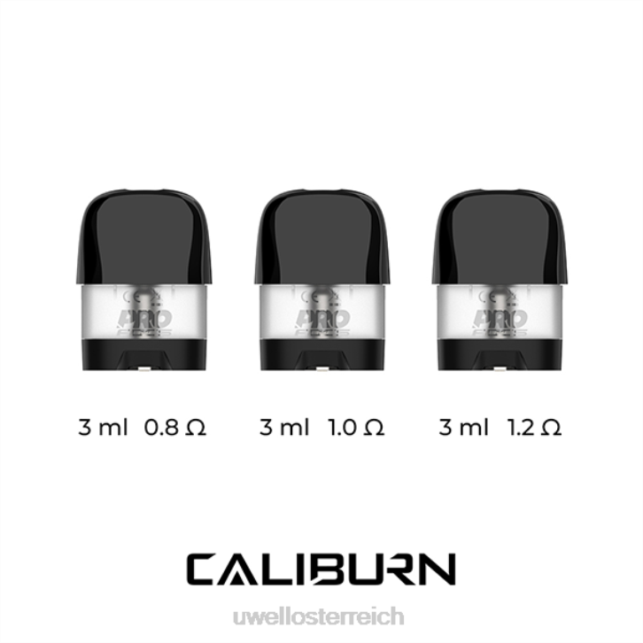 UWELL online shop - UWELL CALIBURN X Ersatzkapseln | 2er-Pack 1,0 Ohm 60RH47