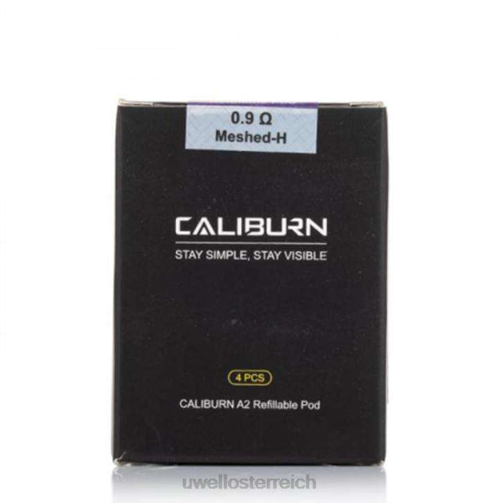 UWELL store - UWELL CALIBURN A2 Ersatzkapseln | 4 Packung fecral un2 vermascht-h 0,9 Ohm 60RH1