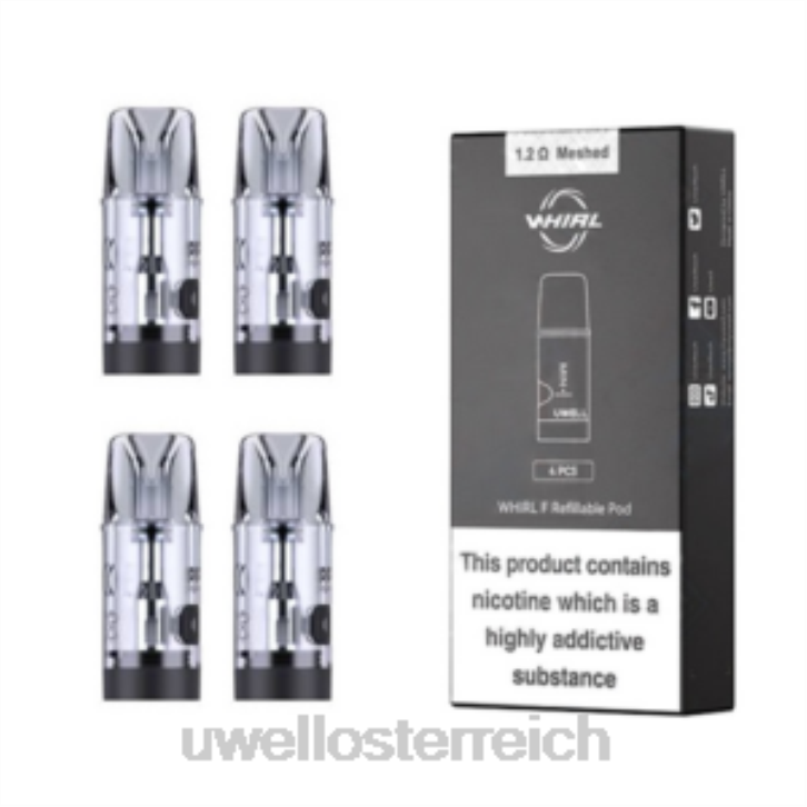 buy UWELL vape - UWELL WHIRL F Schoten (4er-Pack) 1,2 Ohm 60RH198