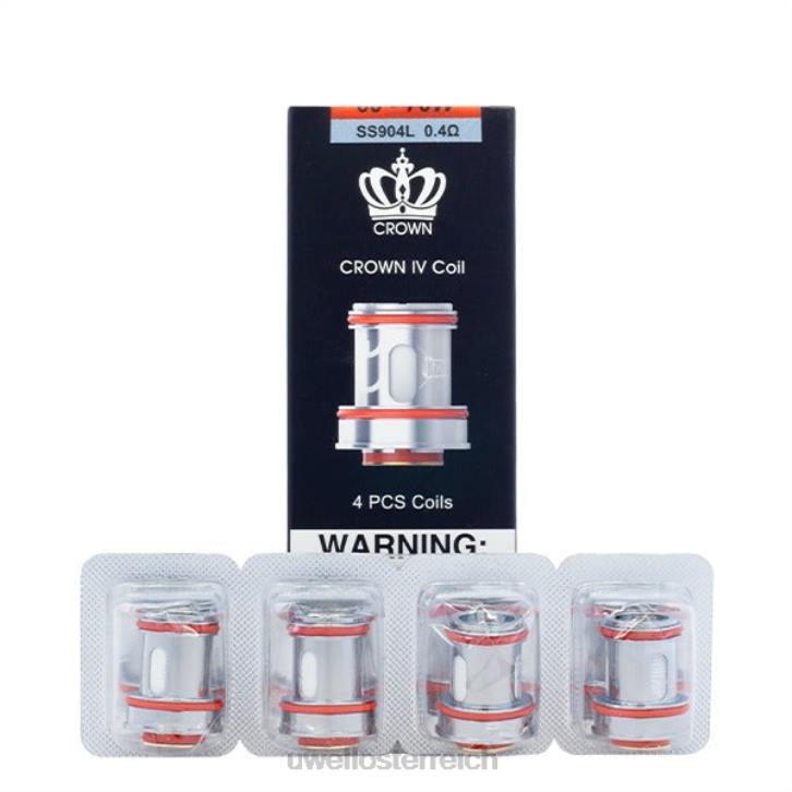 UWELL kaufen - UWELL CROWN 4 Ersatzspulen (4er-Pack) un2 Dual Mesh 0,23 Ohm 60RH184
