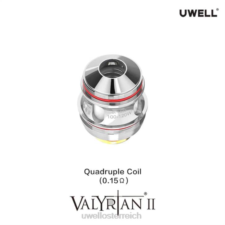 UWELL store - UWELL VALYRIAN 2 Ersatzspulen (2er-Pack) vierfach 0,15 Ohm 60RH31