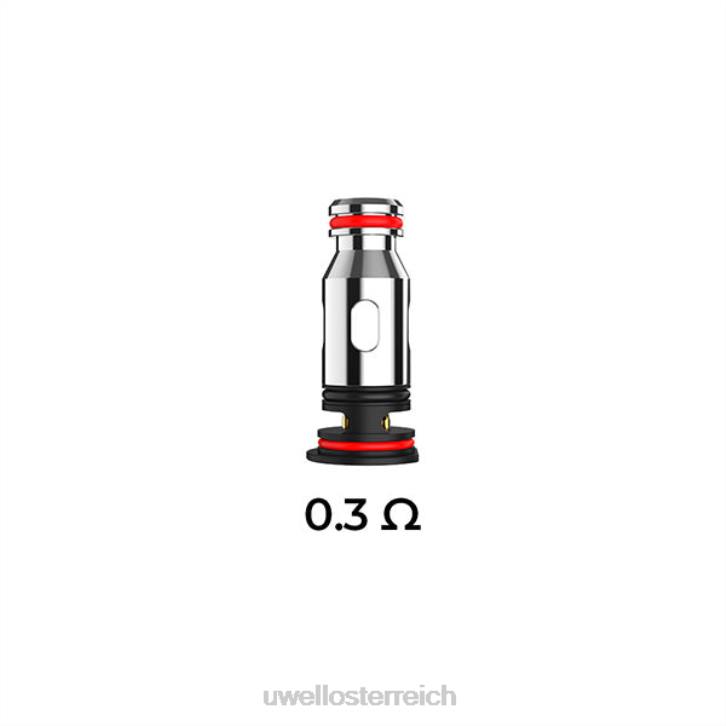 UWELL vape kaufen - UWELL PA Ersatzspulen 0,3 Ohm (4er-Pack) 60RH82